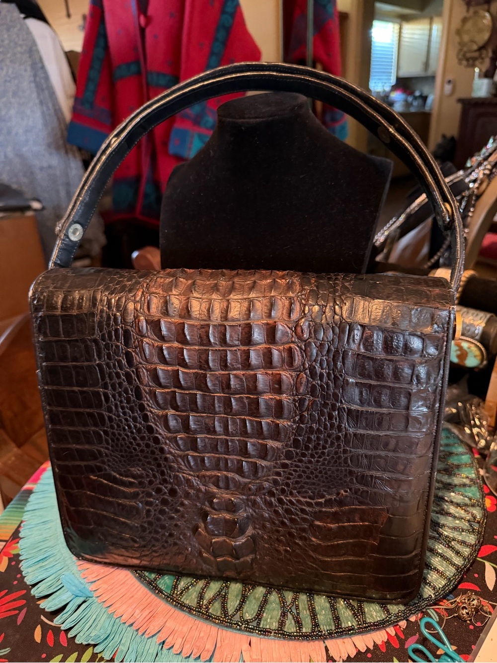 Vintage Genuine Crocodile Purse